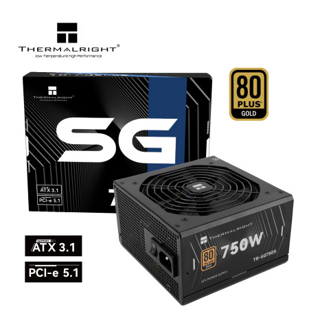 Thermalright SG-750S - 750W 80Plus Gold ATX 3.1 Maitinimo Blokas
