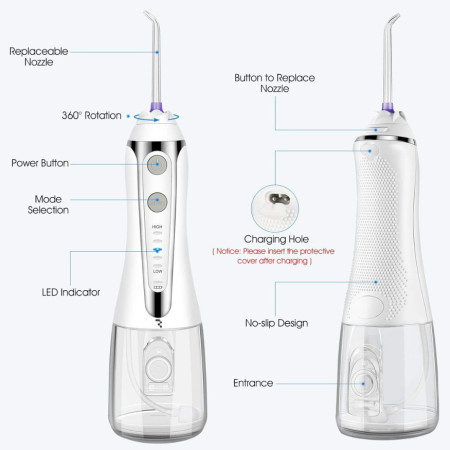 Belaidis irigatorius Reach HF-2 baltas