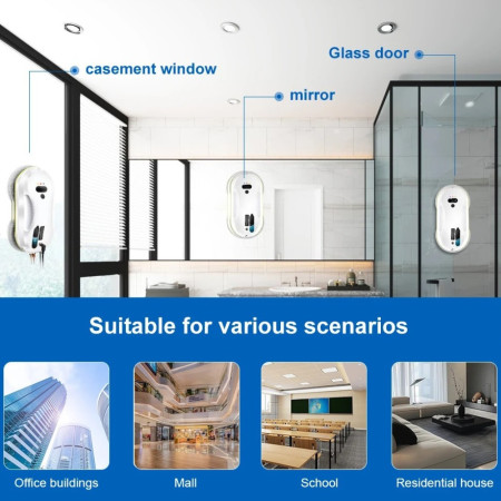 Langų valymo robotas Reach W15S baltas