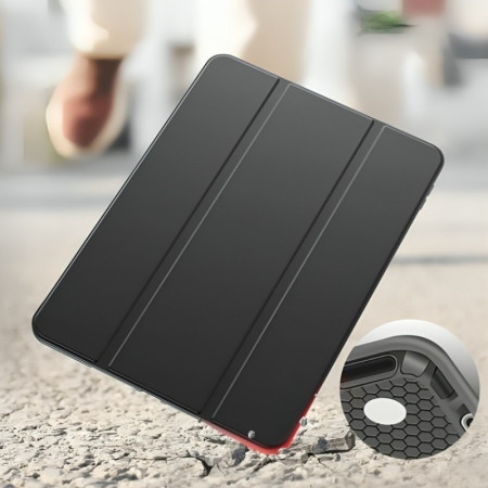 Dėklas Smart Soft Samsung X110/X115 Tab A9 8.7/X130/X135 Tab A11 8.7 juodas