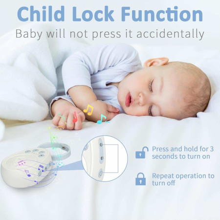 Baltojo triukšmo aparatas Reach N-01 baltas