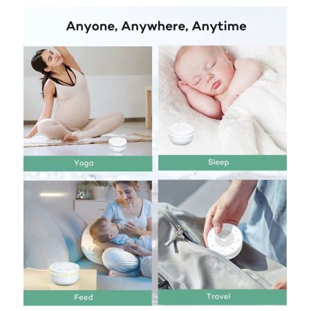 Baltojo triukšmo aparatas Reach N-02 baltas