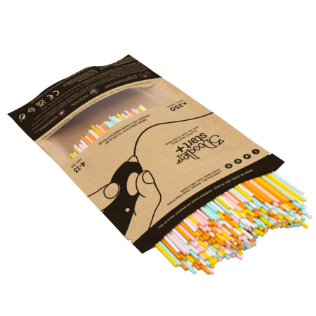 3Doodler Start Filament Eko | 2.5mm | 250 vnt | 4 spalvos Fire and Ice