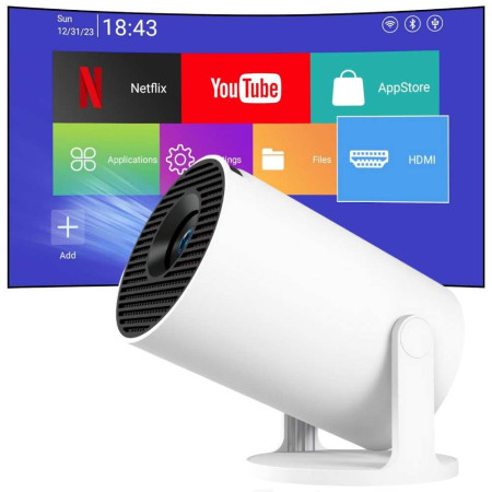 Reach HY300 Pro+ projektorius baltas