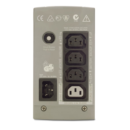 APC Back-UPS CS 0,325 kVA nepertraukiamo maitinimo šaltinis