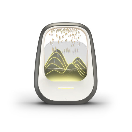 Belaidis miego ir poilsio garsiakalbis Reach Relaxing Rain pilkas