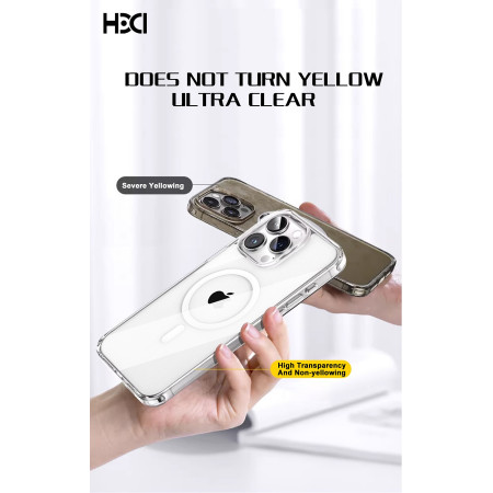 Skaidrus dėklas HDD Clear MagSafe Apple iPhone 17 Pro Max