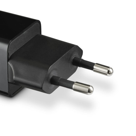 Hama mobiliojo įrenginio kroviklis, juodas, spartusis įkrovimas