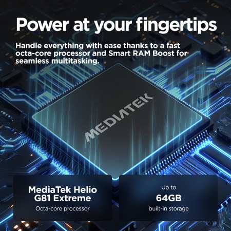 Motorola Moto E15 2/64GB Dual SIM Misty Blue