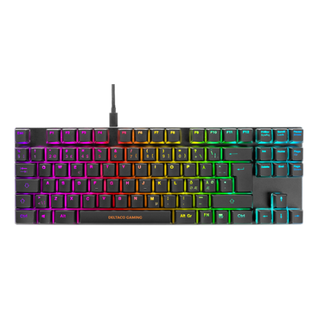 Deltaco DK420 TKL Mechaninė Žaidimų Klaviatūra Juoda