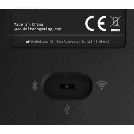 Deltaco DK440R Belaidė Mechaninė Žaidimų Klaviatūra - Juoda