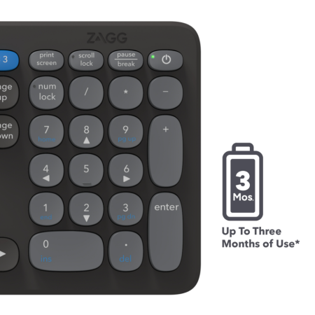 ZAGG Pro Klaviatūra 17" Pilno Dydžio - Nordik
