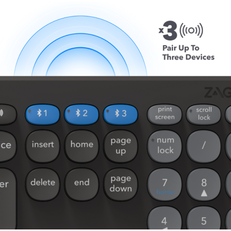 ZAGG Pro Klaviatūra 17" Pilno Dydžio - Nordik