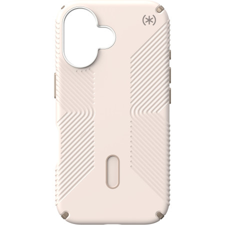 Speck Presidio2 Grip ClickLock & MagSafe dėklas iPhone 16 smėlinis