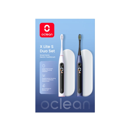 Oclean Elektrinis Dantų Šepetėlis X Lite S Duo Rinkinys