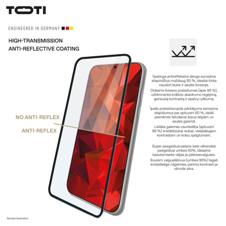 Premium grūdintas stiklas 3D ekranui Samsung Galaxy S25 Ultra