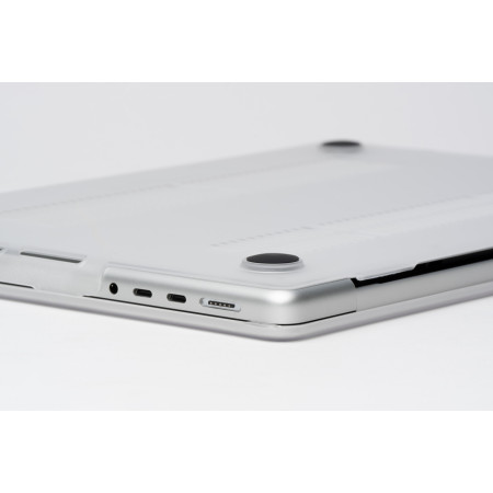 ZAGG Hardshell apsauginis dėklas MacBook Air 13" M2 (2022) / M3 (2024) / M4 (2025) (skaidrus)