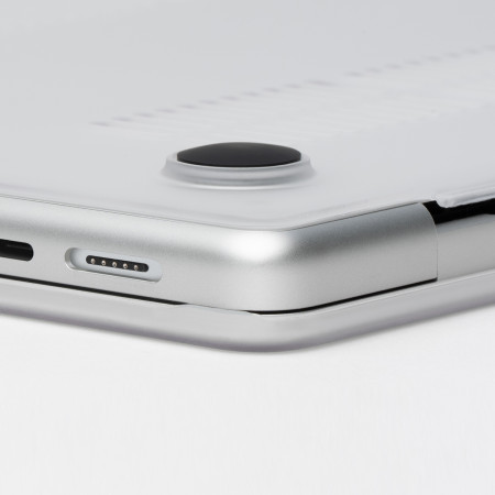 ZAGG Hardshell apsauginis dėklas MacBook Air 13" M2 (2022) / M3 (2024) / M4 (2025) (skaidrus)