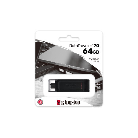 Kingston Technology DataTraveler 70 64 GB USB atmintukas