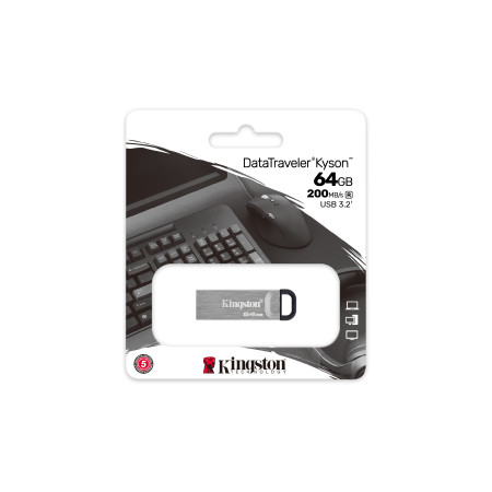 Kingston Technology DataTraveler Kyson 64 GB USB atmintukas