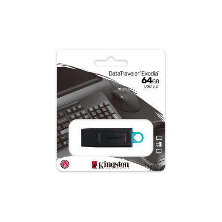 Kingston DataTraveler Exodia USB atmintukas 64 GB