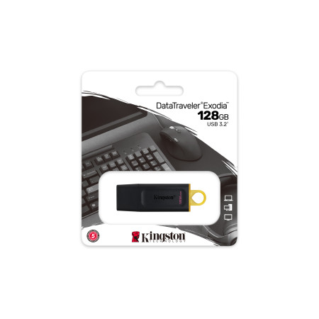 Kingston DataTraveler Exodia USB atmintukas 128 GB