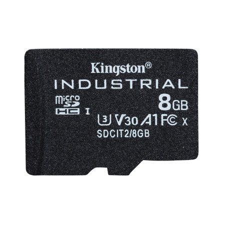 8GB Micro SDHC kortelė Kingston Industrial UHS-I