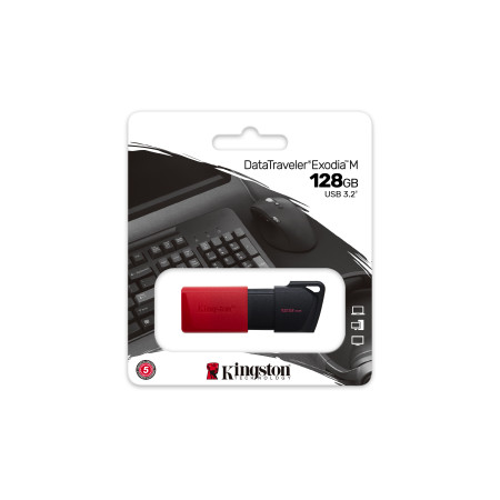 Kingston DataTraveler Exodia M 128GB USB atmintukas