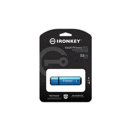 Kingston IronKey Vault Privacy 50 USB atmintukas 32 GB