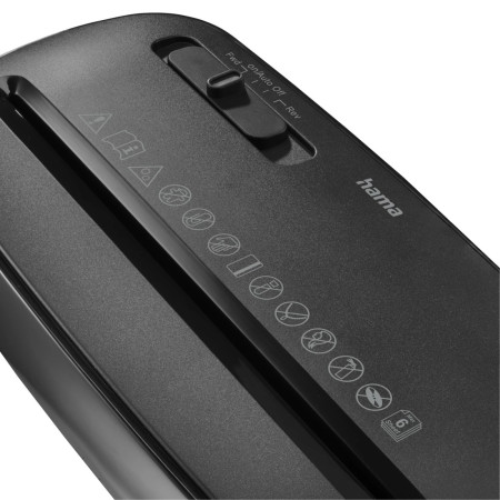 Hama Classic S61 dokumentų naikiklis Juosta 72 dB 22 cm Juoda