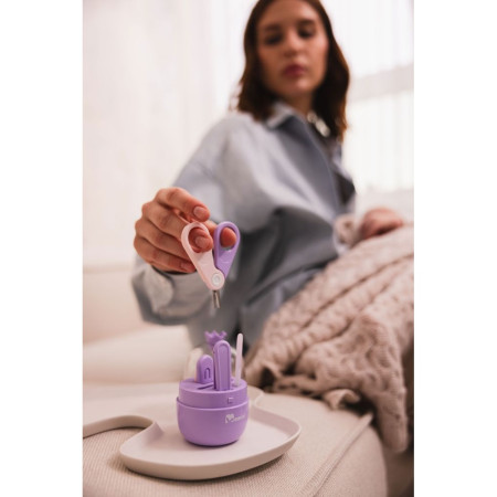 Kūdikių nagų priežiūros rinkinys Momini Lilac Purple