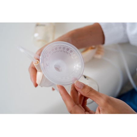 Momini Dvigubas belaidis elektrinis pientraukis MilkySilky