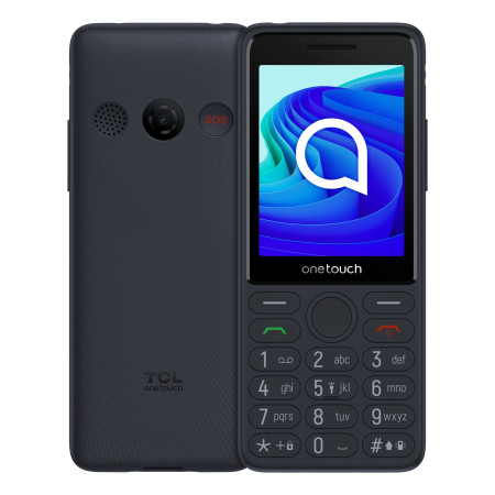 TCL OneTouch 4042S 7,11 cm (2.8") Telefonas vyresnio amžiaus žmonėms Juodas