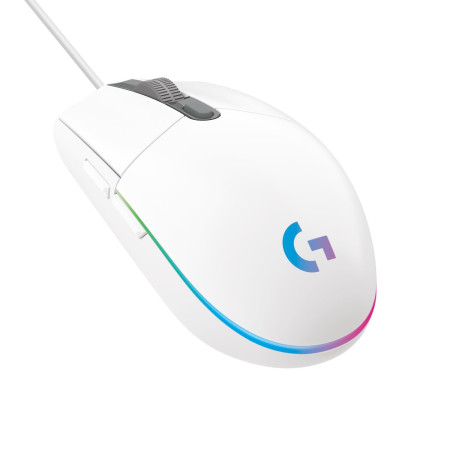 Logitech G203 Balta USB Optinis Pelė