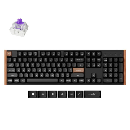 Keychron K10 Special Edition Belaidė Klaviatūra Juoda