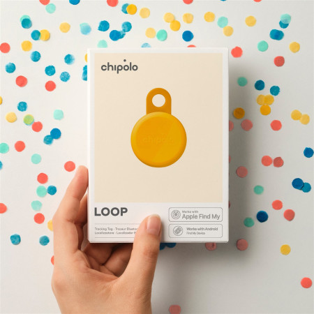 Chipolo LOOP – Įkraunamas Bluetooth sekiklis, Honey