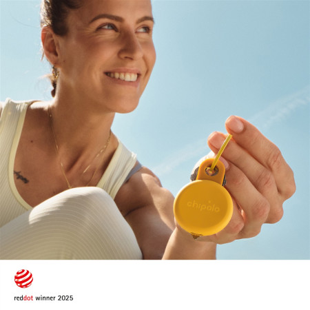 Chipolo LOOP – Įkraunamas Bluetooth sekiklis, Honey