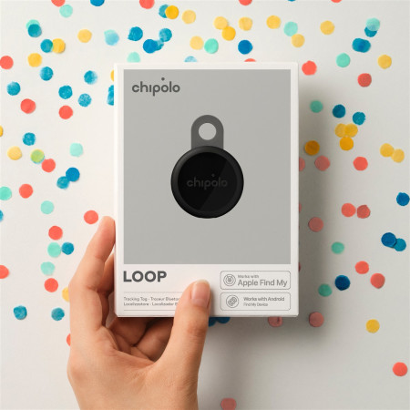 Chipolo LOOP – Įkraunamas Bluetooth seklys su silikoniniu kilpu