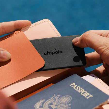 Chipolo CARD – Belaidis įkraunamas Bluetooth seklys