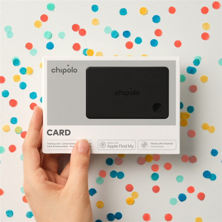 Chipolo CARD – Belaidis įkraunamas Bluetooth seklys