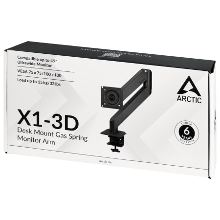 ARCTIC X1-3D 109,2 cm (43") Stalas