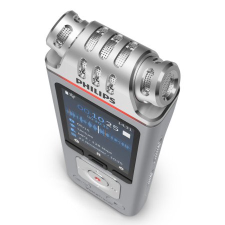 Philips DVT4115 8GB diktofonas su USB ir kortelių slotu