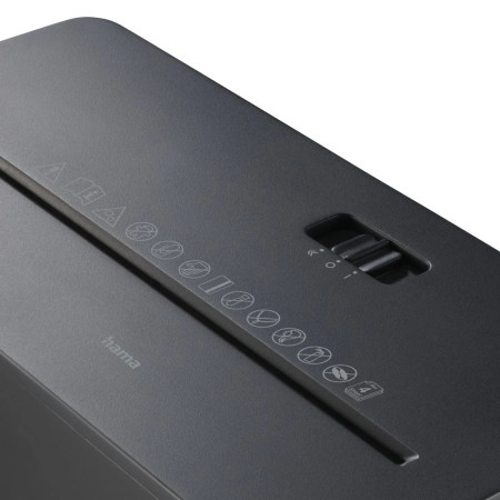 Hama Safe X40-B dokumentų naikiklis Kryžminis 64 dB 22 cm Juoda