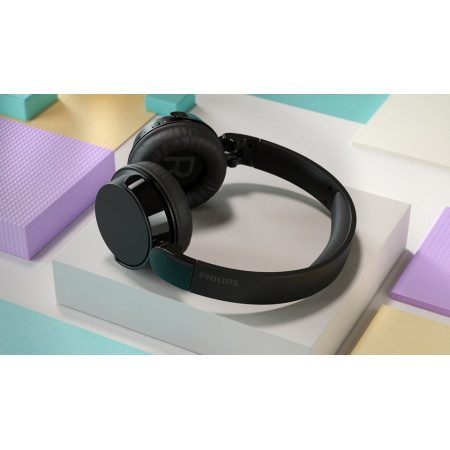 Philips TAH4209BK/00 Bevielės ausinės su mikrofonu, juoda