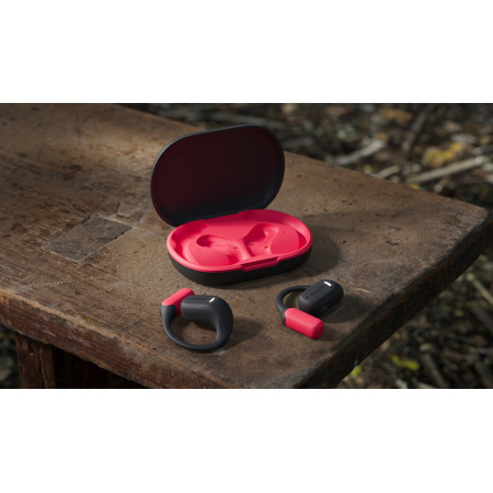 Philips TAA6709BK/00 Bevielės ausinės su mikrofonu, juoda/raudona