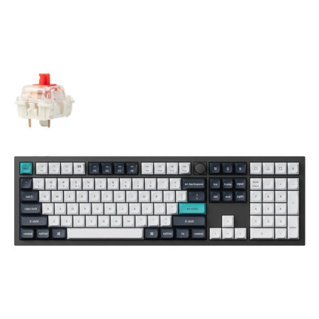 Keychron Q6 Max RGB Klaviatūra (Anglies Juoda)