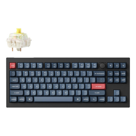 KEYCHRON V3 MAX RGB Klaviatūra - Anglies Juoda