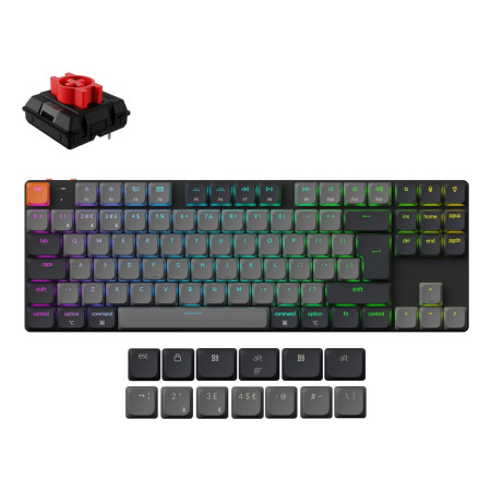 KEYCHRON K1 RGB Juoda Klaviatūra