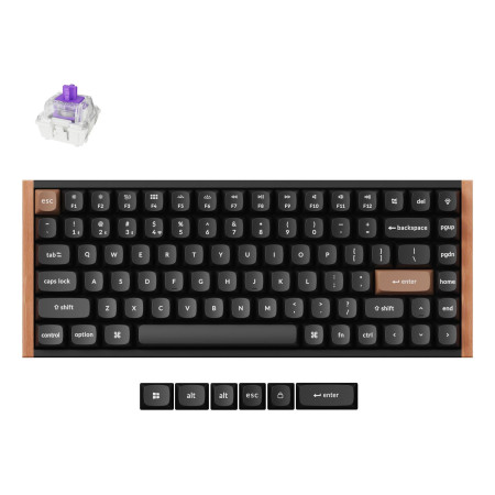 KEYCHRON K2 HE Special Edition Juoda Klaviatūra