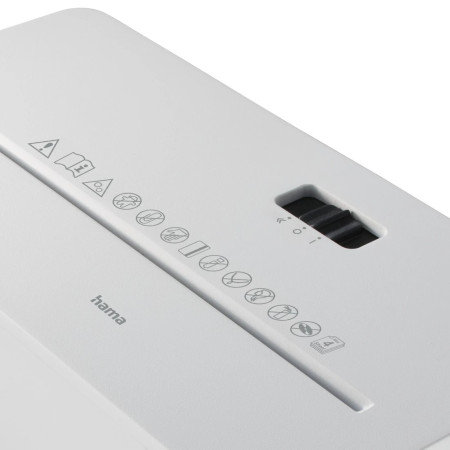 Hama Safe X40-W dokumentų naikiklis Kryžminis 64 dB 22 cm Balta